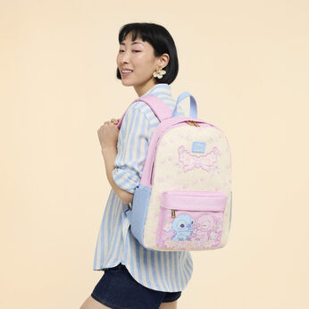 Stitch & Angel All-Over Print Full-Size Backpack, Image 2